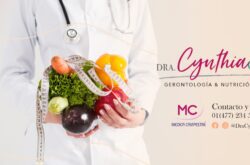Dra. Cynthia García Vargas: Gerontología y Nutrición Clínica