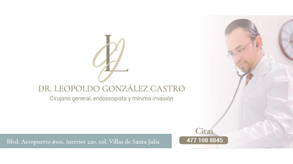 Dr. Leopoldo González Cirujano General, mínima invasión y endoscopista